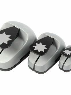 Creativ Company Set De 3 Perforatrices - Etoiles