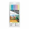 Tombow® Set De 6 Feutres Dual Brush Couleur Pastel Tombow