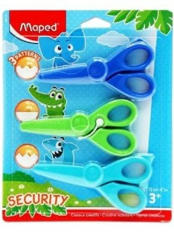 MAPED Set De Ciseaux Cranteur KIDICRAFT, Set De 3 En Blister