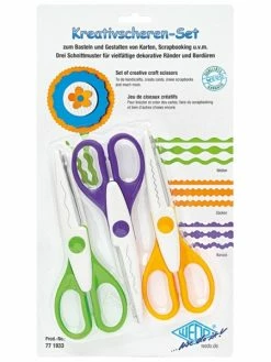 Wedo Set De Ciseaux Cranteurs, Set De 3, Assorti