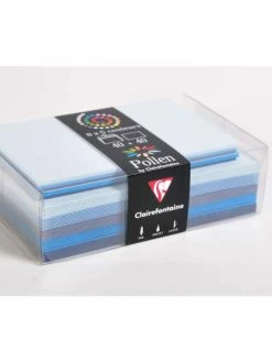 CLAIREFONTAINE Set De Correspondance "Pollen" - Bleu