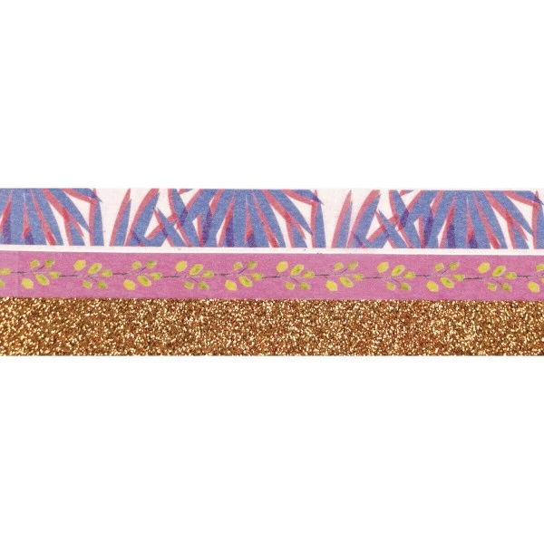 Graine Créative Set De Masking Tape - Feuillage - 1 Cm Et 2 Cm - 3 Pcs 2 Graine Créative Set De Masking Tape - Feuillage - 1 Cm Et 2 Cm - 3 Pcs – Image 2