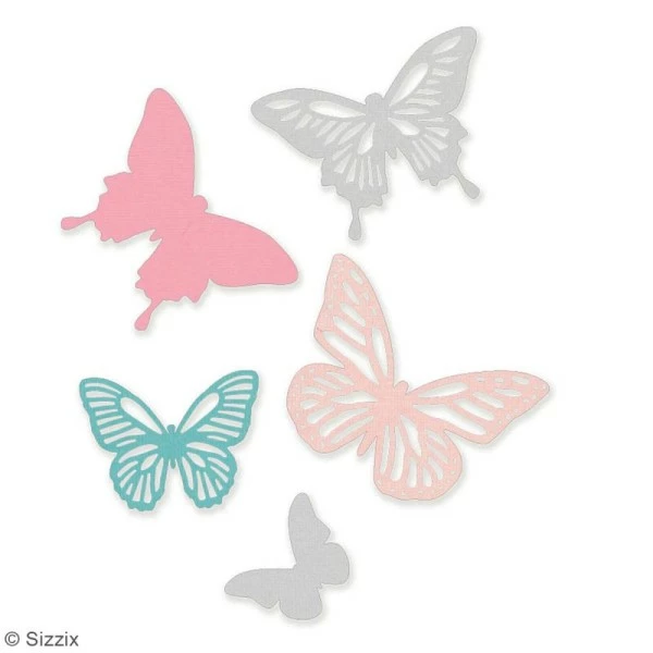 Set De Matrices Sizzix Thinlits - Papillons - 5 Pcs 2 Set De Matrices Sizzix Thinlits - Papillons - 5 Pcs – Image 2