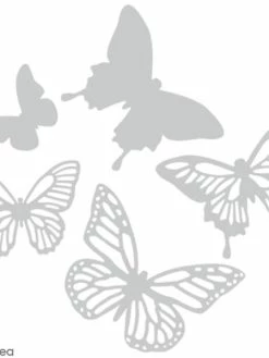 Set De Matrices Sizzix Thinlits - Papillons - 5 Pcs