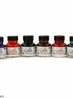 Daler-Rowney Set D'encre De Calligraphie - 6 X 29,5 Ml
