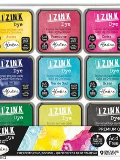 Aladine Set D'encreurs Izink Dye - 9 Pcs