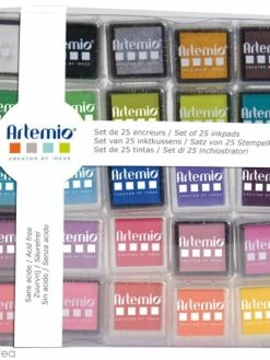 Set Encreurs Artemio -Assortiment Couleurs - 25 Pcs