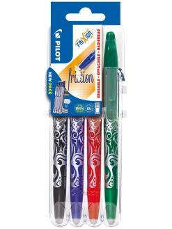 Pilot Set2Go Stylos Roller Frixion Ball - Couleurs Basiques - 4 Pcs