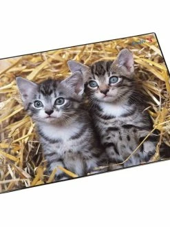 Läufer Sous-main "Chats Dans La Paille" - 400 X 530 Mm