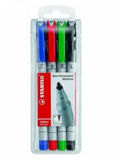 STABILO - Feutres Pour Films OHPen Universal - M - Etui De 4