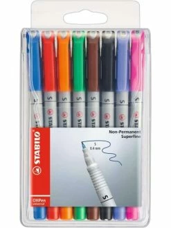 STABILO - Feutres Pour Films OHPen Universal - SF - Etui De 8