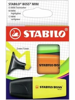 STABILO - Surligneur "Boss Mini" - Etui De 3