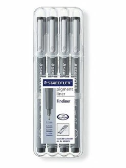 Staedtler 308 WP4 Etui Rigide De 4 Feutres Pigment Liner -V-Zug shop staedtler 308 wp4 etui rigide de 4 feutres pigment liner p 3