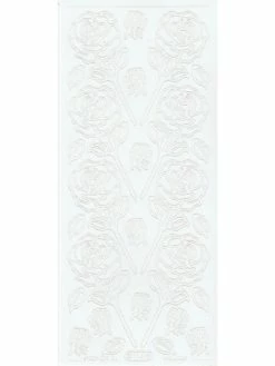 Starform Outline Stickers 114 Fleurs Roses Auto-collants Peel Offs Scrapbooking Carterie