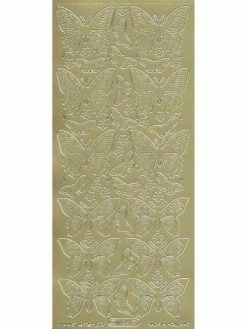 Starform Outline Stickers 124 Papillon Auto-collants Peel Offs Scrapbooking Carterie