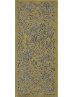 Starform Outline Stickers N° 1119 Ange Amour Auto-collants Peel Offs Scrapbooking Carterie