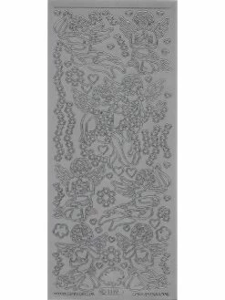 Starform Outline Stickers N° 1119 Ange Amour Auto-collants Peel Offs Scrapbooking Carterie