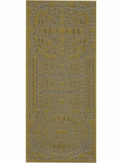 Starform Outline Stickers N° 1132 Mosaique Oval Auto-collants Peel Offs Scrapbooking Carterie