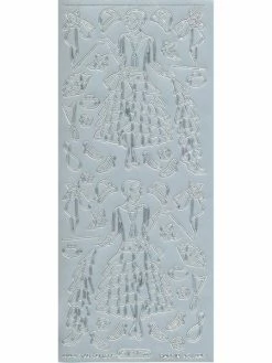 Starform Outline Stickers N° 1247 Charleston Auto-collants Peel Offs Scrapbooking Carterie