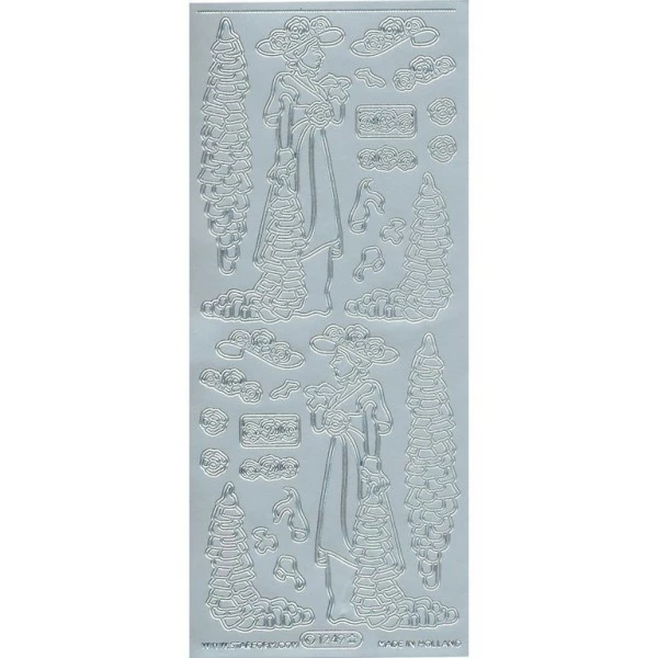 Starform Outline Stickers N° 1249 Tenue De Soirée Auto-collants Peel Offs Scrapbooking Carterie 1 Starform Outline Stickers N° 1249 Tenue De Soirée Auto-collants Peel Offs Scrapbooking Carterie