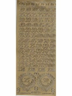 Starform Outline Stickers N° 813 Anniversaire Mariage Auto-collants Peel Offs Scrapbooking Carterie