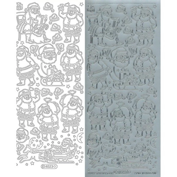 Starform Outline Stickers N° 8523 Père Noël Auto-collants Peel Offs Scrapbooking Carterie 1 Starform Outline Stickers N° 8523 Père Noël Auto-collants Peel Offs Scrapbooking Carterie