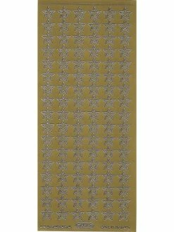 Starform Outline Stickers N° 857 étoiles Auto-collants Peel Offs Scrapbooking Carterie