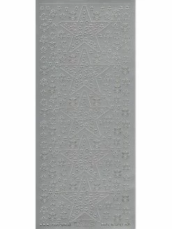 Starform Outline Stickers N° 877 étoiles Auto-collants Peel Offs Scrapbooking Carterie