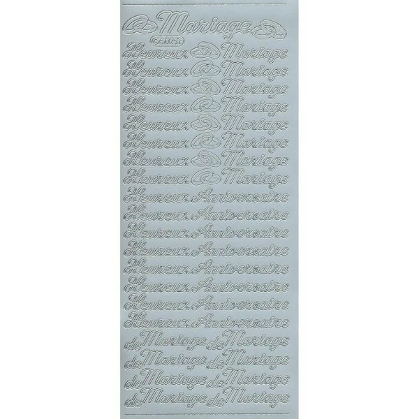Starform Text Stickers 502 Heureux Mariage Auto-collants Peel Offs Scrapbooking Carterie 1 Starform Text Stickers 502 Heureux Mariage Auto-collants Peel Offs Scrapbooking Carterie