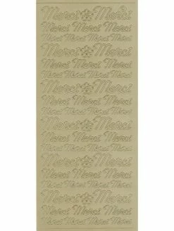 Starform Text Stickers 503 Merci Auto-collants Peel Offs Scrapbooking Carterie