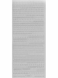 Starform Text Stickers N° 1000 Lettres Majuscules Auto-collants Peel Offs Scrapbooking Carterie