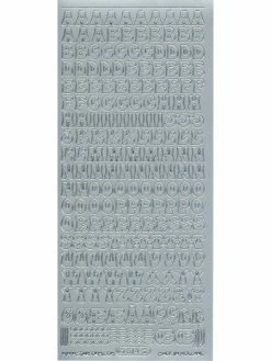 Starform Text Stickers N° 814 Lettres Majuscules Auto-collants Peel Offs Scrapbooking Carterie