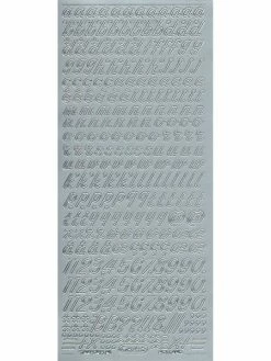 Starform Text Stickers N° 825 Lettres Minuscules Auto-collants Peel Offs Scrapbooking Carterie