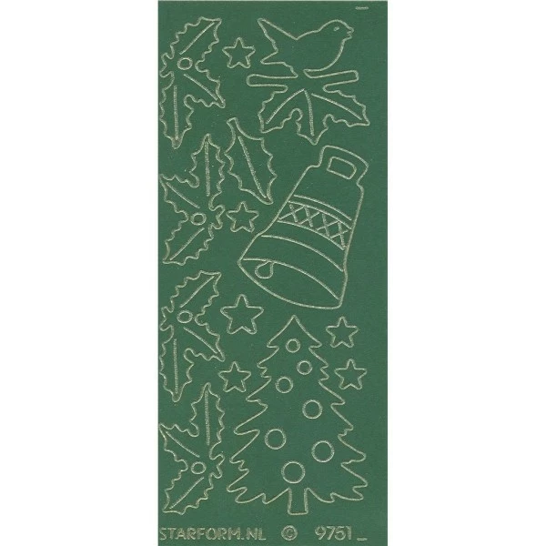 Starform Velours Stickers 9751 Noël Cloche 1 Starform Velours Stickers 9751 Noël Cloche