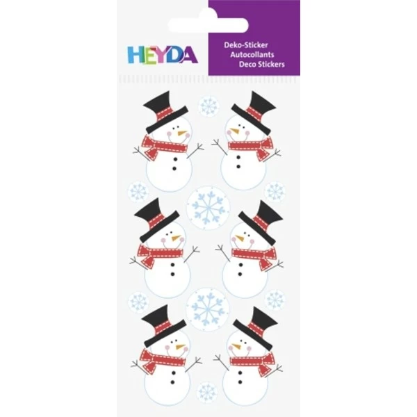 Heyda Sticker 3D "Bonhomme De Neige" 1 Heyda Sticker 3D "Bonhomme De Neige"
