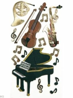 Artoz Sticker 3D - Instruments Classiques X 16