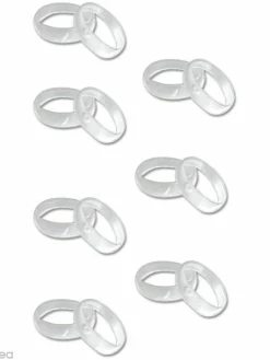 Rico Design Sticker 3D Mariage - Alliance Argentées X 7