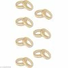 Rico Design Sticker 3D Mariage - Alliances Dorées X 7