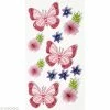 Artoz Sticker 3D - Papillons Et Fleurs X 12