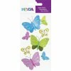 Heyda Sticker 3D "Papillons Et Strass"