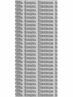 Le Suh Sticker - Fille Garçon Bienvenue à - Argent