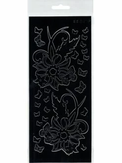 Le Suh STICKER Fleur XL - Noir