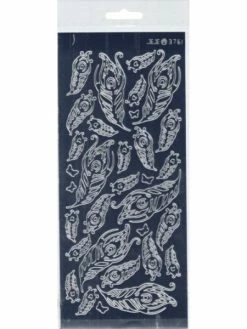 Le Suh Sticker Plumes Argent Miroir