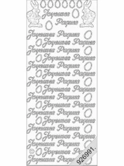 Le Suh Stickers - 0580 - Joyeuses Paques - Or