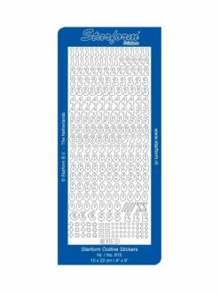 Le Suh Stickers - 0815 - Chiffres - Glitter Noir