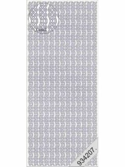 Le Suh Stickers - 0848 - Bordure - Argent