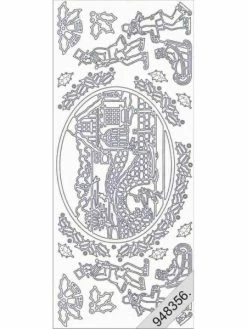 Le Suh Stickers - 0967 - Paysage Hiver - Or