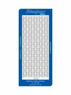 Le Suh Stickers - 0986 - Bordure Noel - Or