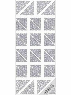 Le Suh Stickers - 1021 - Coin - Argent