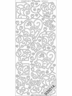 Le Suh Stickers - 1178 - Doodle - Or